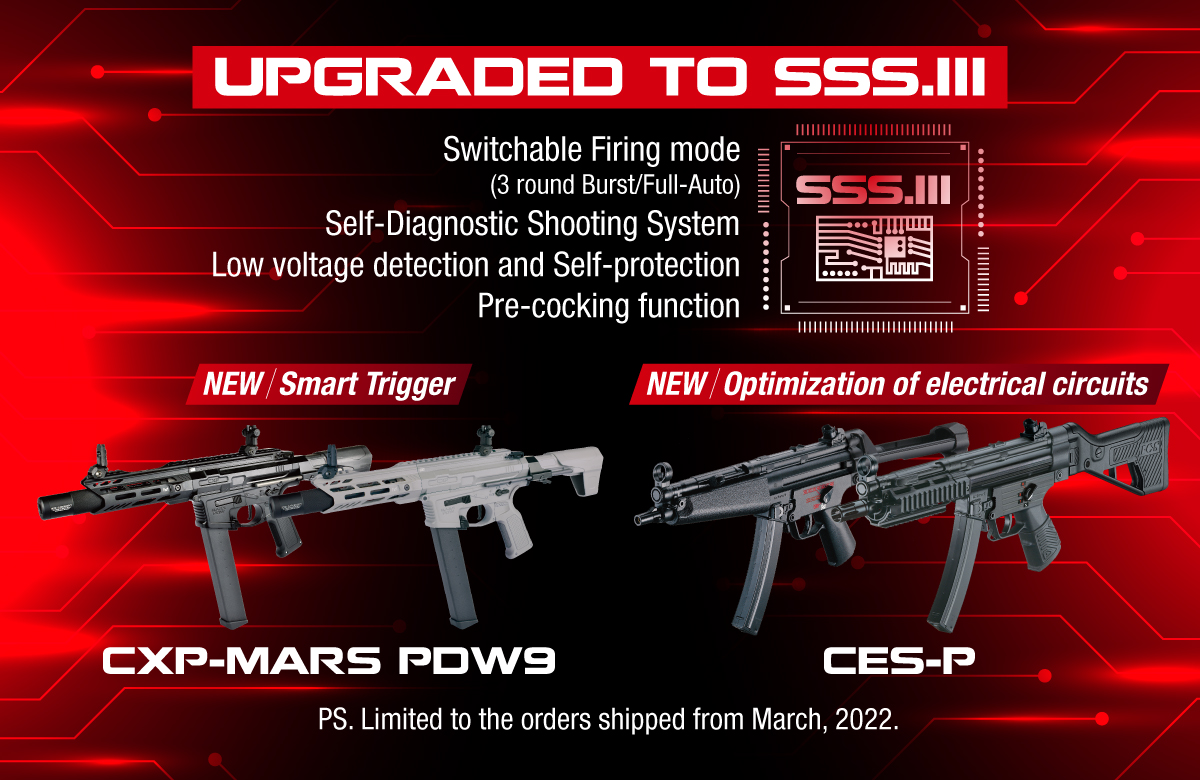 PDW9 & CES-P SSS Upgrade